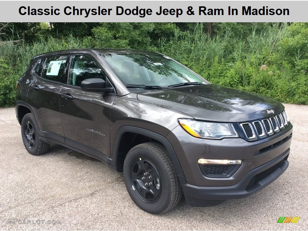 2019 Compass Sport 4x4 - Granite Crystal Metallic / Black photo #1