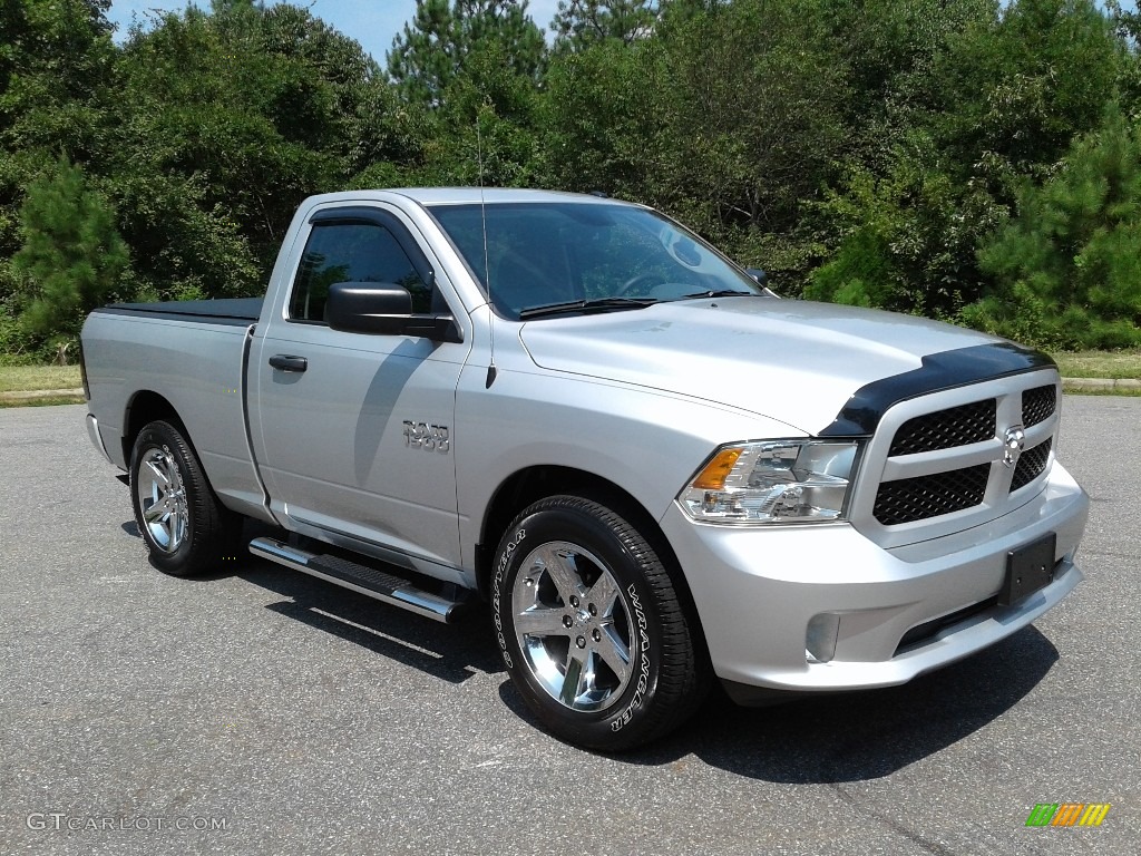 2017 1500 Express Regular Cab - Bright Silver Metallic / Black/Diesel Gray photo #4