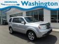 2015 Alabaster Silver Metallic Honda Pilot EX-L 4WD  photo #1