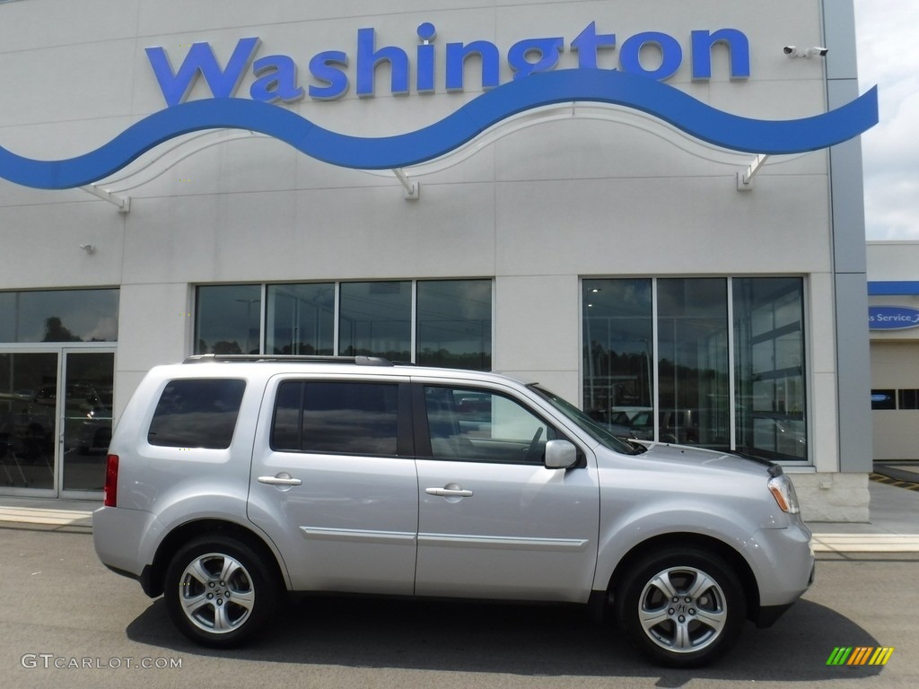 2015 Pilot EX-L 4WD - Alabaster Silver Metallic / Gray photo #2