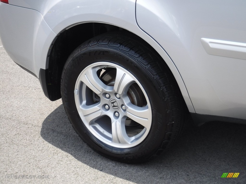 2015 Pilot EX-L 4WD - Alabaster Silver Metallic / Gray photo #3