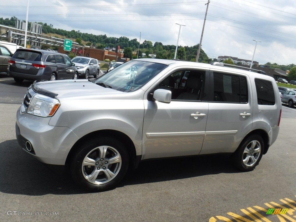 2015 Pilot EX-L 4WD - Alabaster Silver Metallic / Gray photo #7