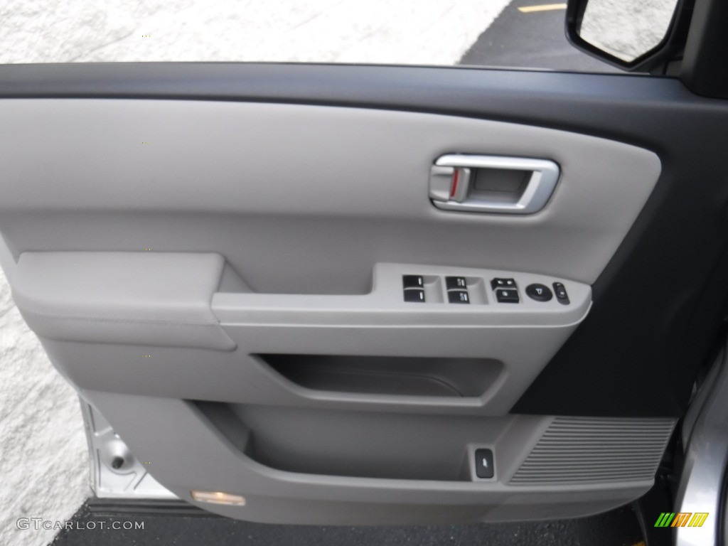 2015 Pilot EX-L 4WD - Alabaster Silver Metallic / Gray photo #13