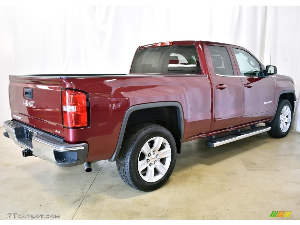 2015 Sierra 1500 SLE Double Cab 4x4 - Sonoma Red Metallic / Jet Black photo #2