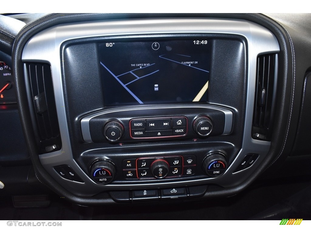 2015 Sierra 1500 SLE Double Cab 4x4 - Sonoma Red Metallic / Jet Black photo #13