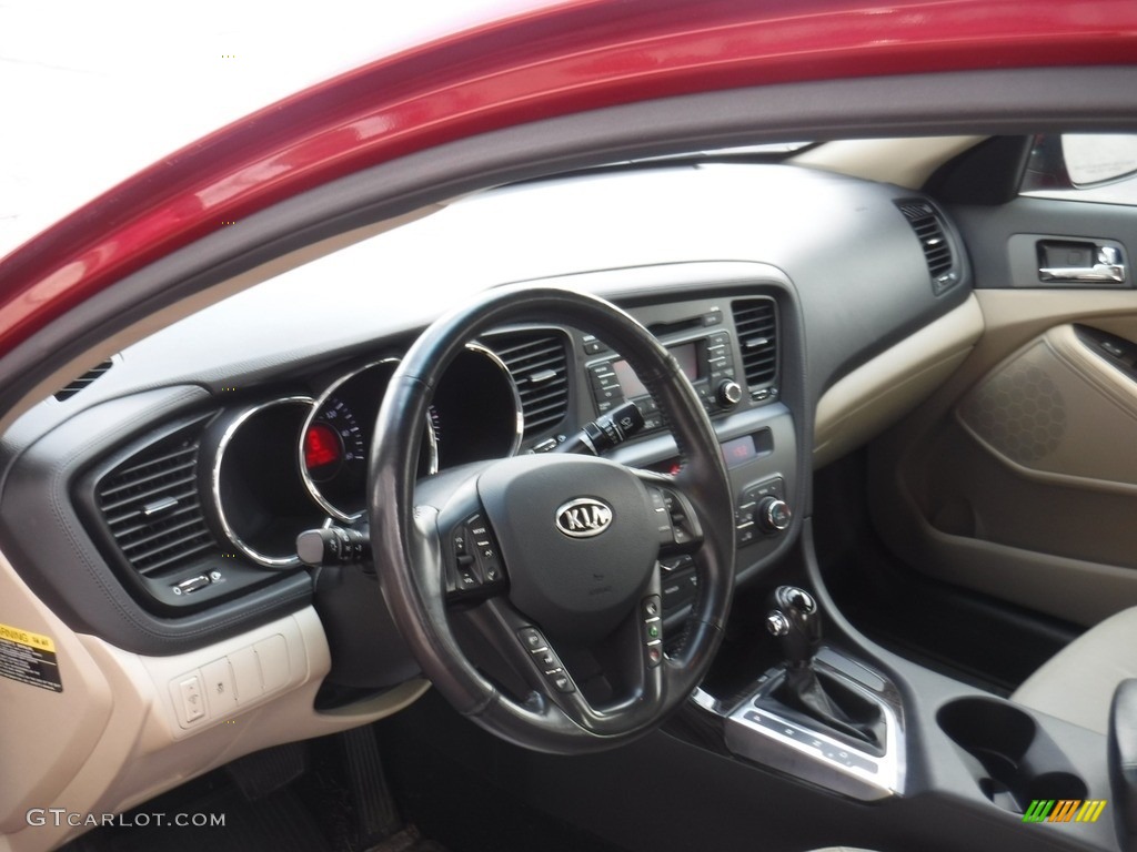 2012 Optima EX - Spicy Red / Beige photo #7