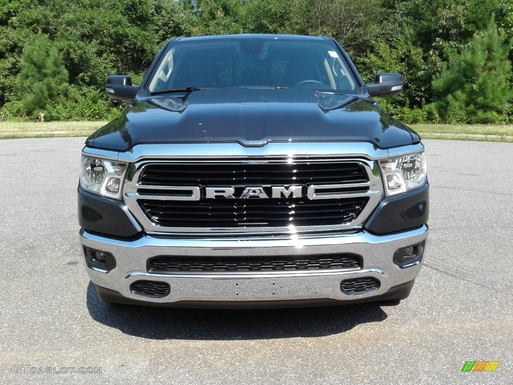 2019 1500 Big Horn Quad Cab 4x4 - Maximum Steel Metallic / Black/Diesel Gray photo #3