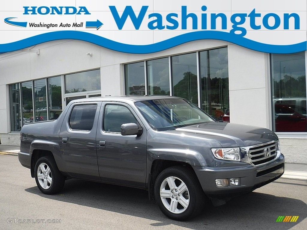 2012 Ridgeline RTL - Polished Metal Metallic / Gray photo #1