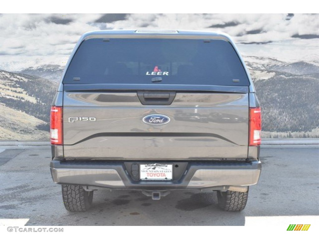 2016 F150 XL SuperCab 4x4 - Lithium Gray / Medium Earth Gray photo #8