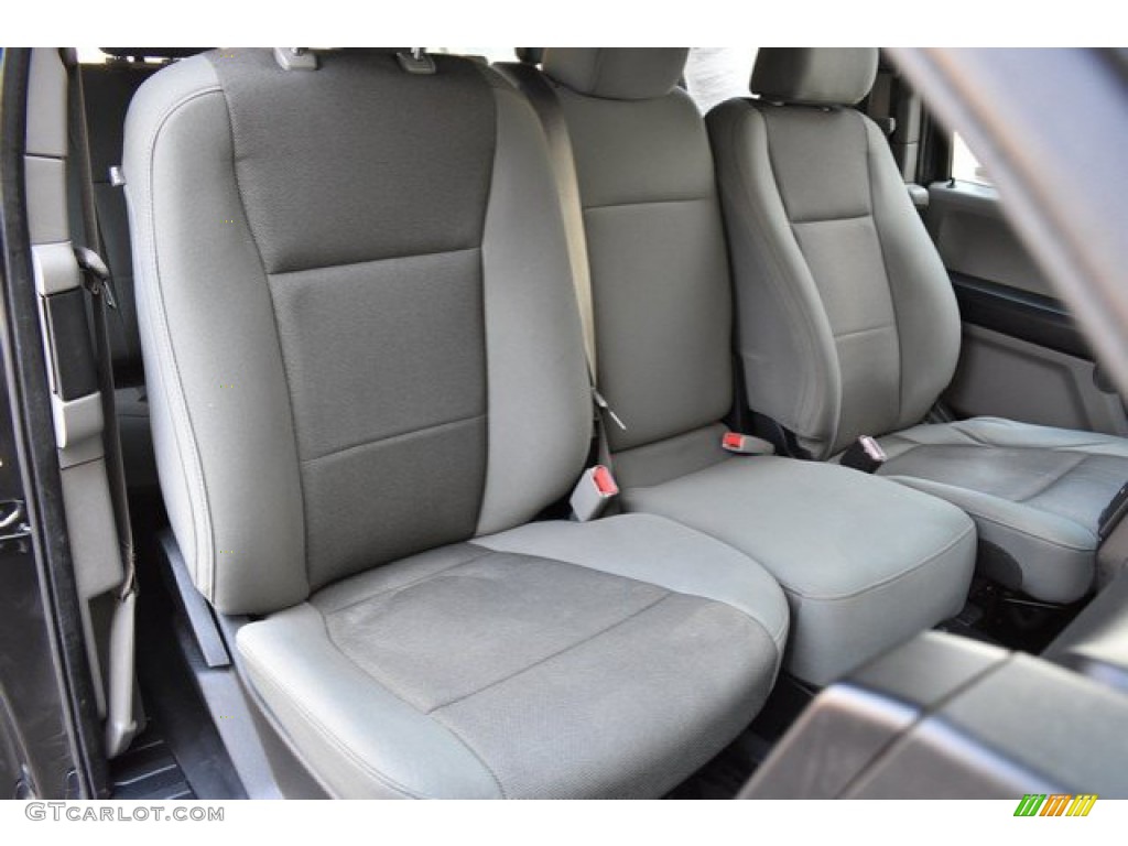 2016 F150 XL SuperCab 4x4 - Lithium Gray / Medium Earth Gray photo #18
