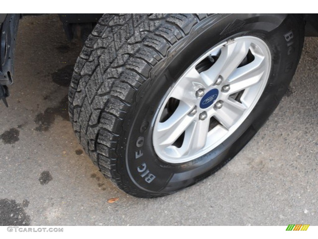 2016 F150 XL SuperCab 4x4 - Lithium Gray / Medium Earth Gray photo #28
