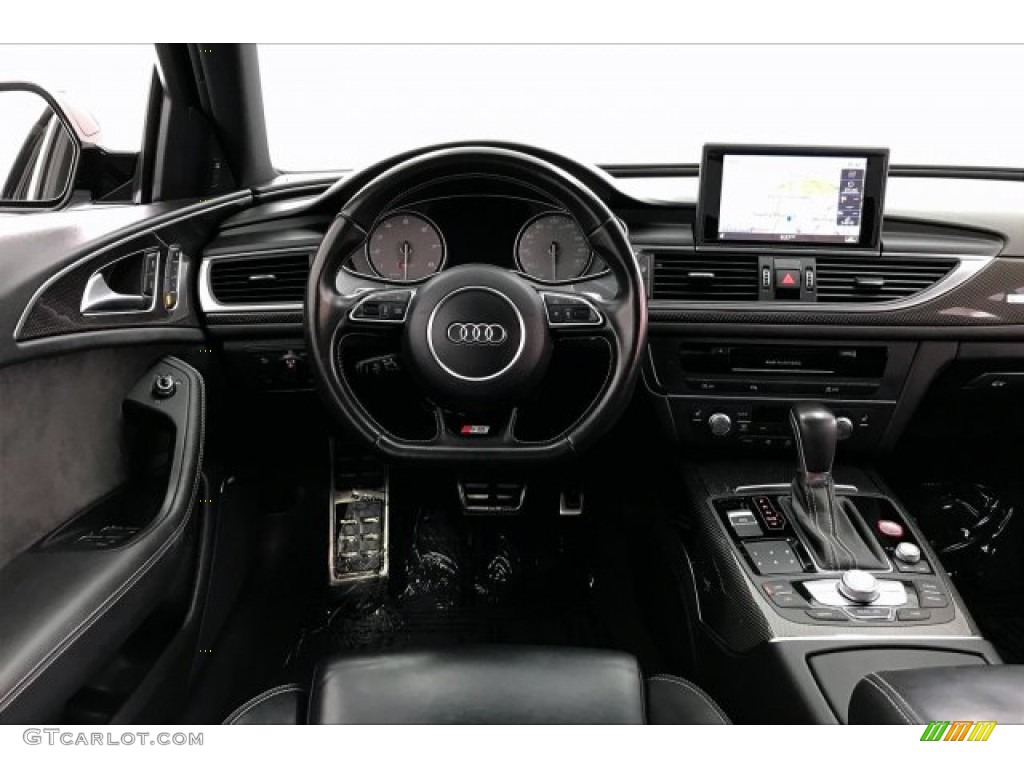2016 Audi S6 4.0 TFSI Premium Plus quattro Black Dashboard Photo #134554928