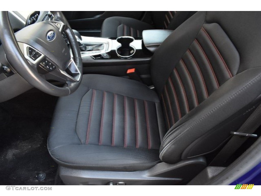 2014 Fusion Hybrid SE - Deep Impact Blue / Charcoal Black photo #11