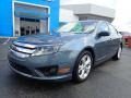 2012 Steel Blue Metallic Ford Fusion SE  photo #2