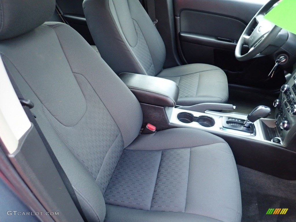 2012 Fusion SE - Steel Blue Metallic / Charcoal Black photo #14