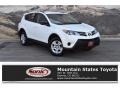 Super White 2015 Toyota RAV4 LE
