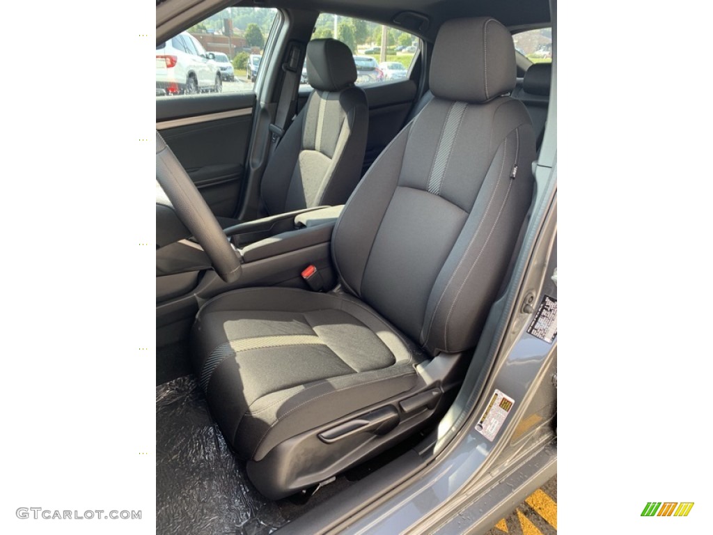 2019 Civic EX Hatchback - Polished Metal Metallic / Black photo #14