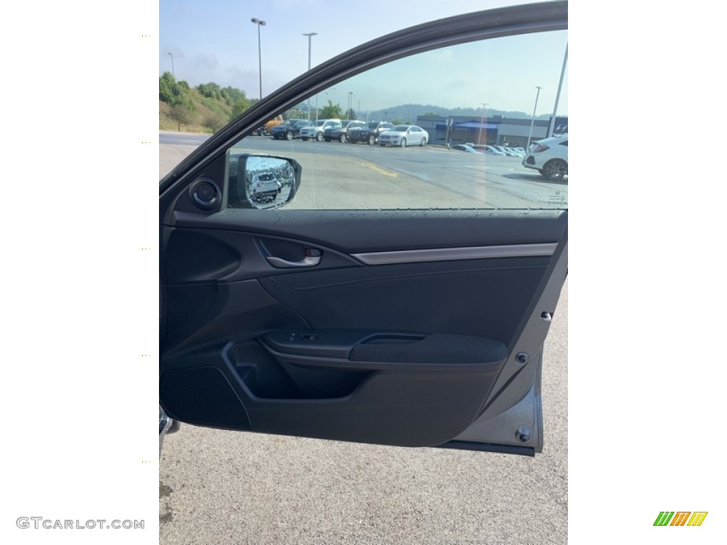 2019 Civic EX Hatchback - Polished Metal Metallic / Black photo #25
