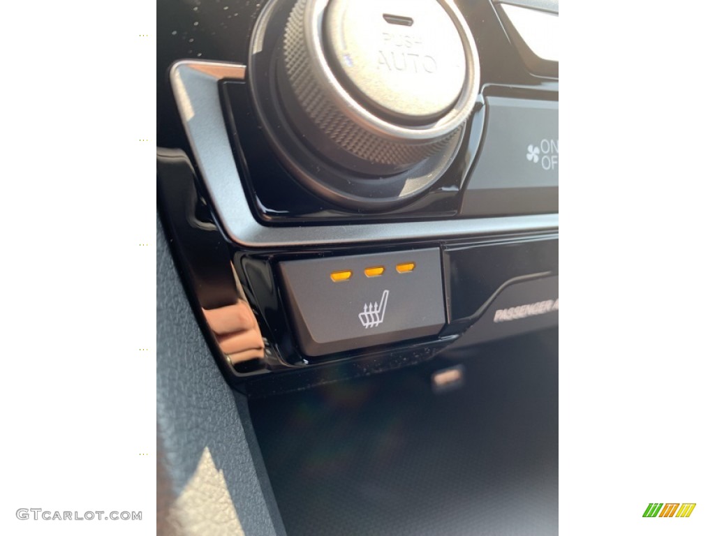 2019 Civic EX Hatchback - Polished Metal Metallic / Black photo #36