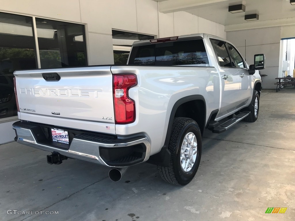 2020 Silverado 2500HD LTZ Crew Cab 4x4 - Silver Ice Metallic / Jet Black photo #3