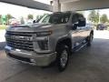 2020 Silver Ice Metallic Chevrolet Silverado 2500HD LTZ Crew Cab 4x4  photo #6