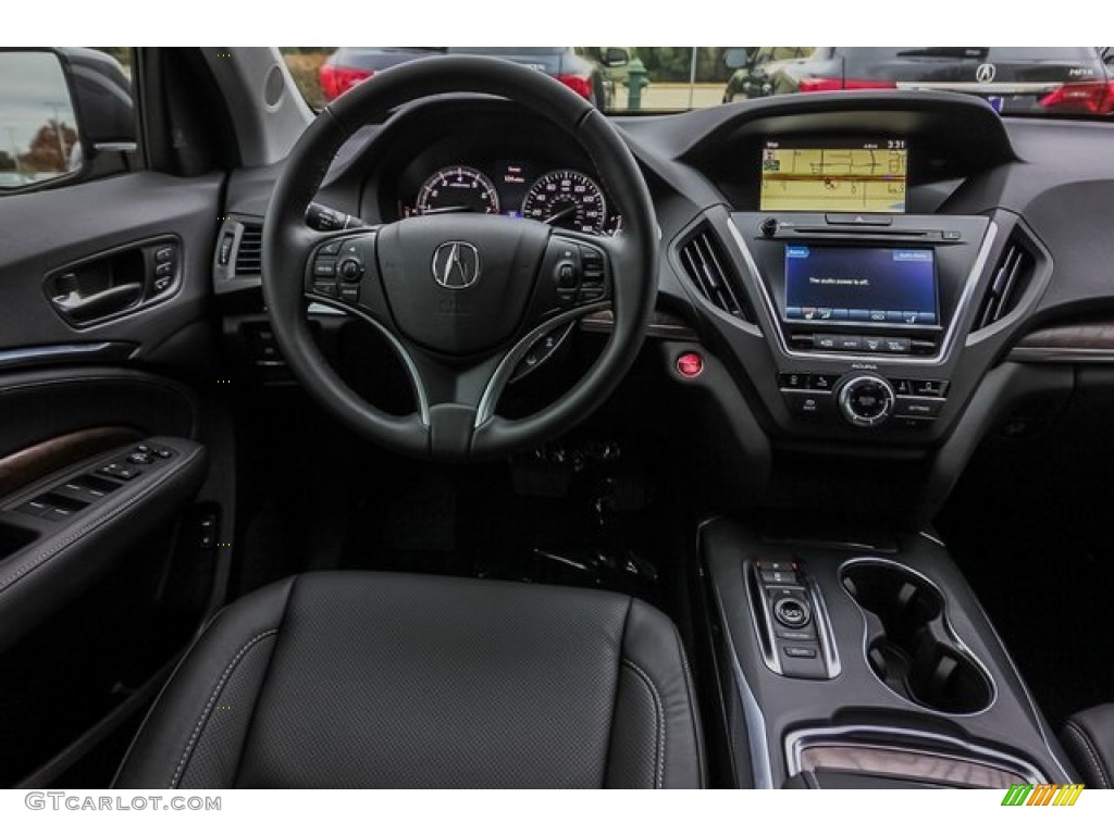 2020 Acura MDX Sport Hybrid SH-AWD Ebony Dashboard Photo #134560726