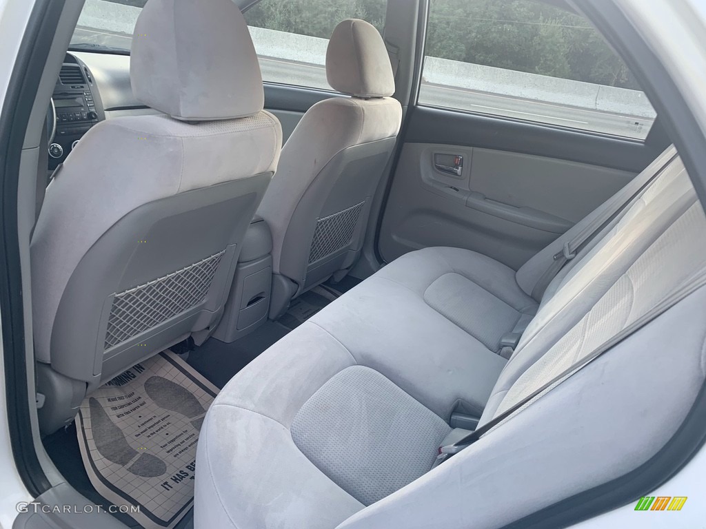 2008 Spectra EX Sedan - White / Gray photo #10