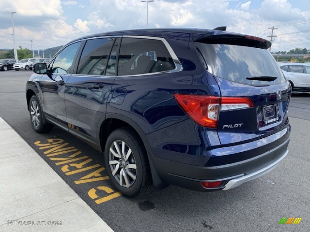 2019 Pilot EX-L AWD - Obsidian Blue Pearl / Gray photo #5