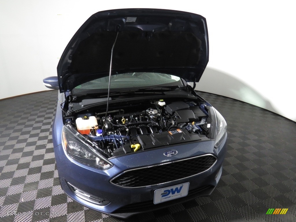 2018 Focus SEL Hatch - Blue Metallic / Charcoal Black photo #6
