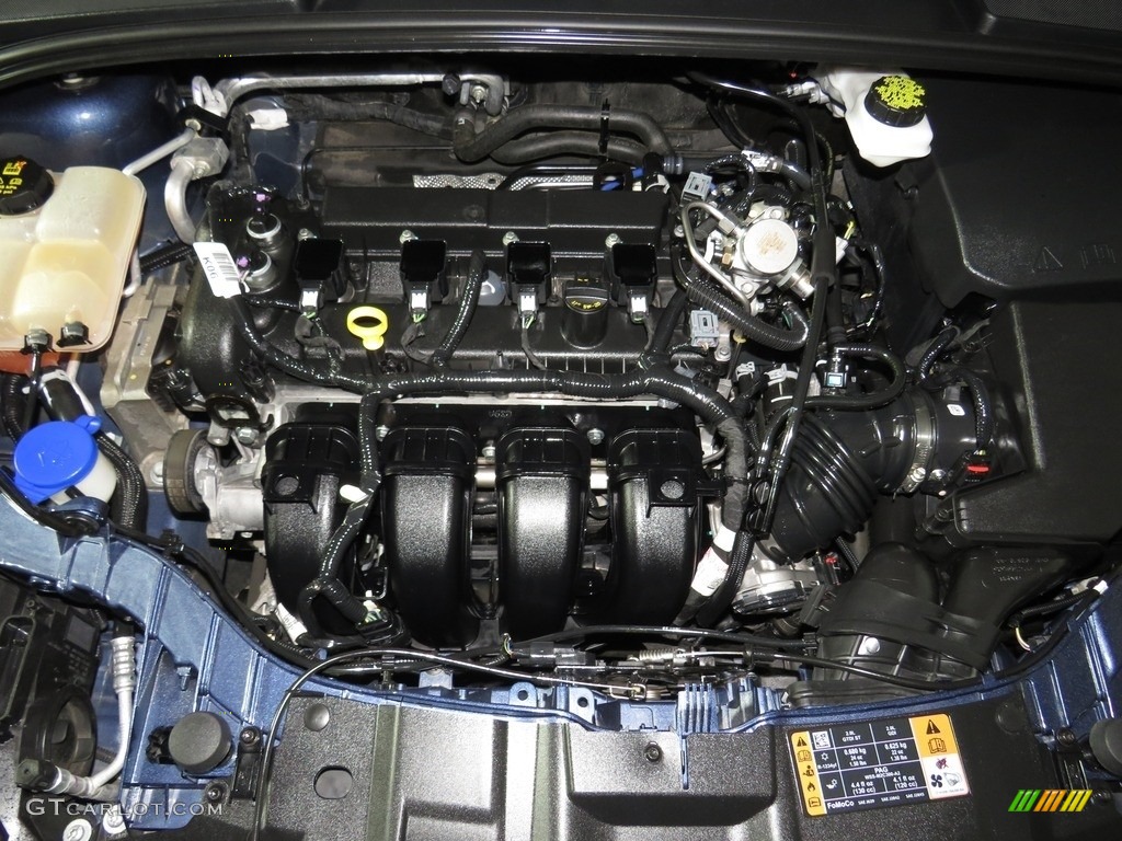 2018 Focus SEL Hatch - Blue Metallic / Charcoal Black photo #7