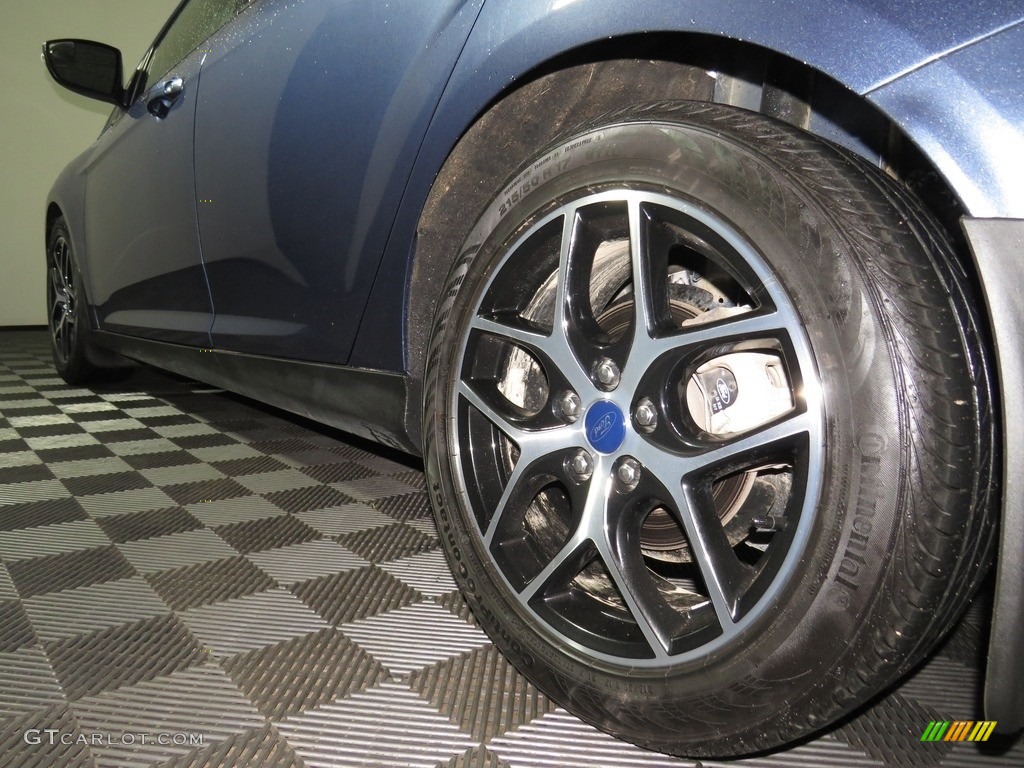 2018 Focus SEL Hatch - Blue Metallic / Charcoal Black photo #11