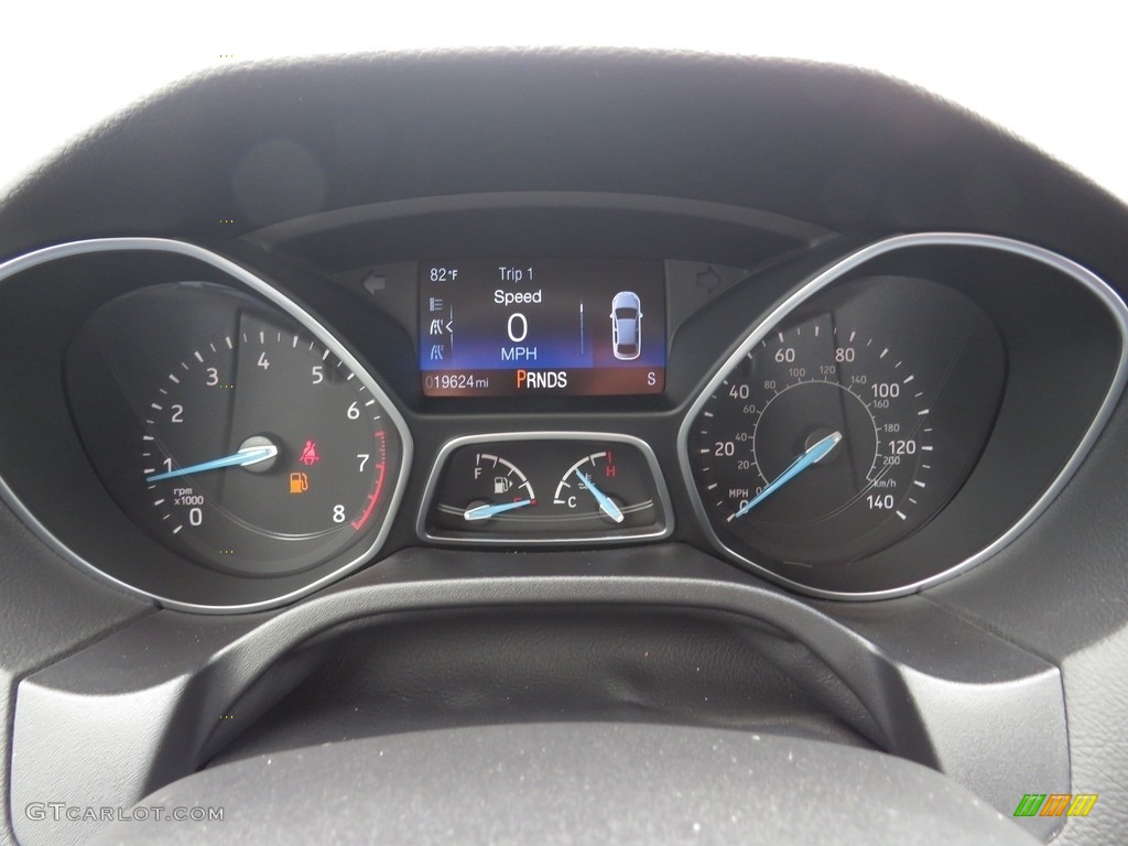 2018 Focus SEL Hatch - Blue Metallic / Charcoal Black photo #28