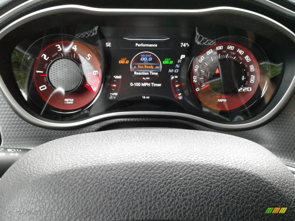 2019 Dodge Challenger SRT Hellcat Redeye Widebody Gauges Photo #134563684