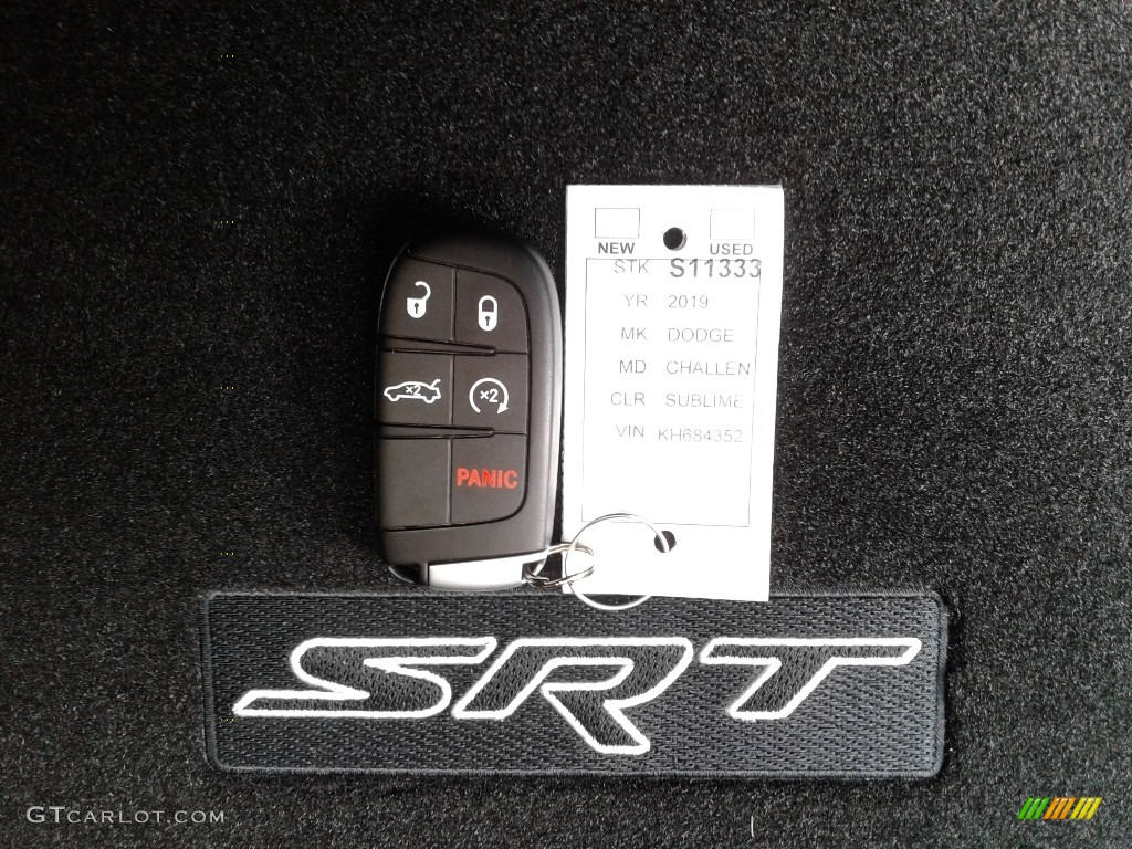 2019 Dodge Challenger SRT Hellcat Redeye Widebody Keys Photo #134564015
