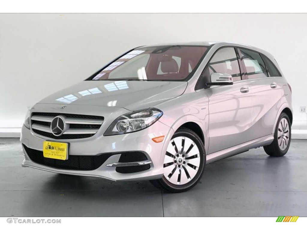 Polar Silver Metallic 2017 Mercedes-Benz B 250e Exterior Photo #134566136