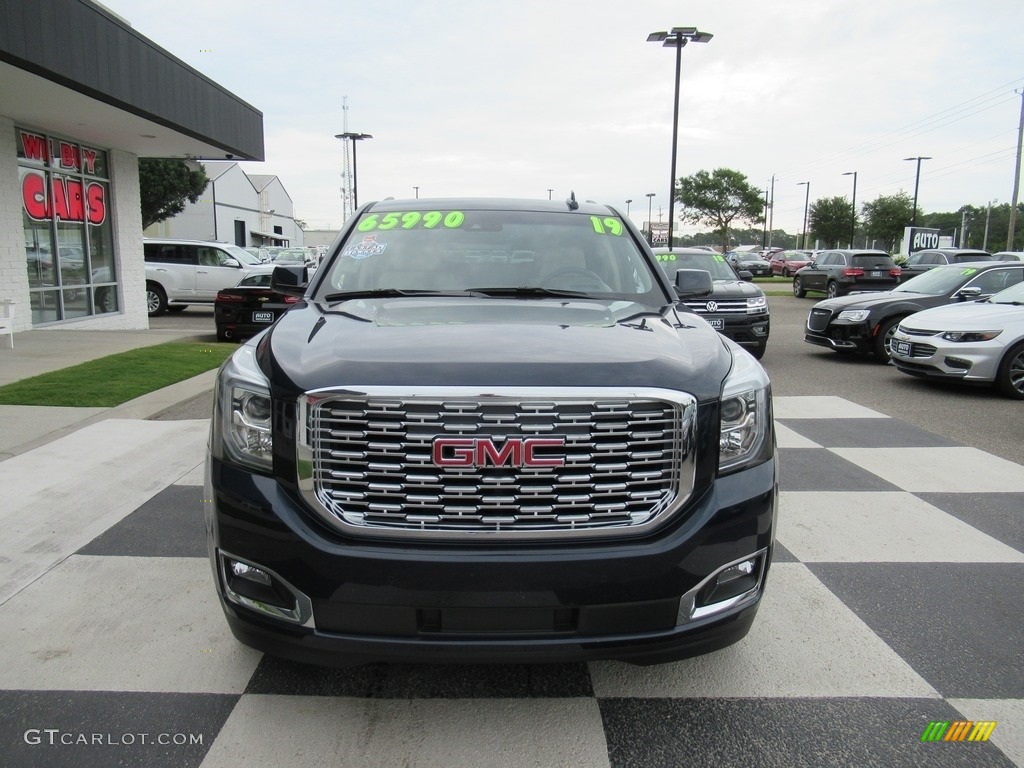2019 Yukon XL Denali 4WD - Dark Sapphire Blue Metallic / Cocoa/Shale photo #2