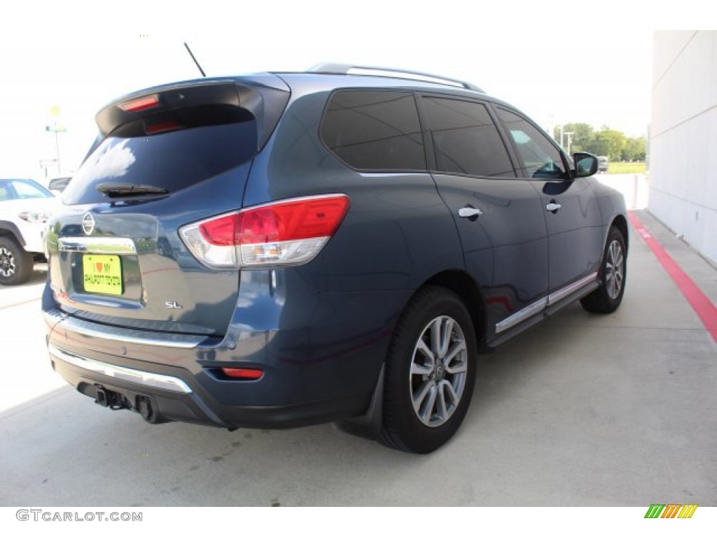 2014 Pathfinder SL - Arctic Blue Metallic / Almond photo #8