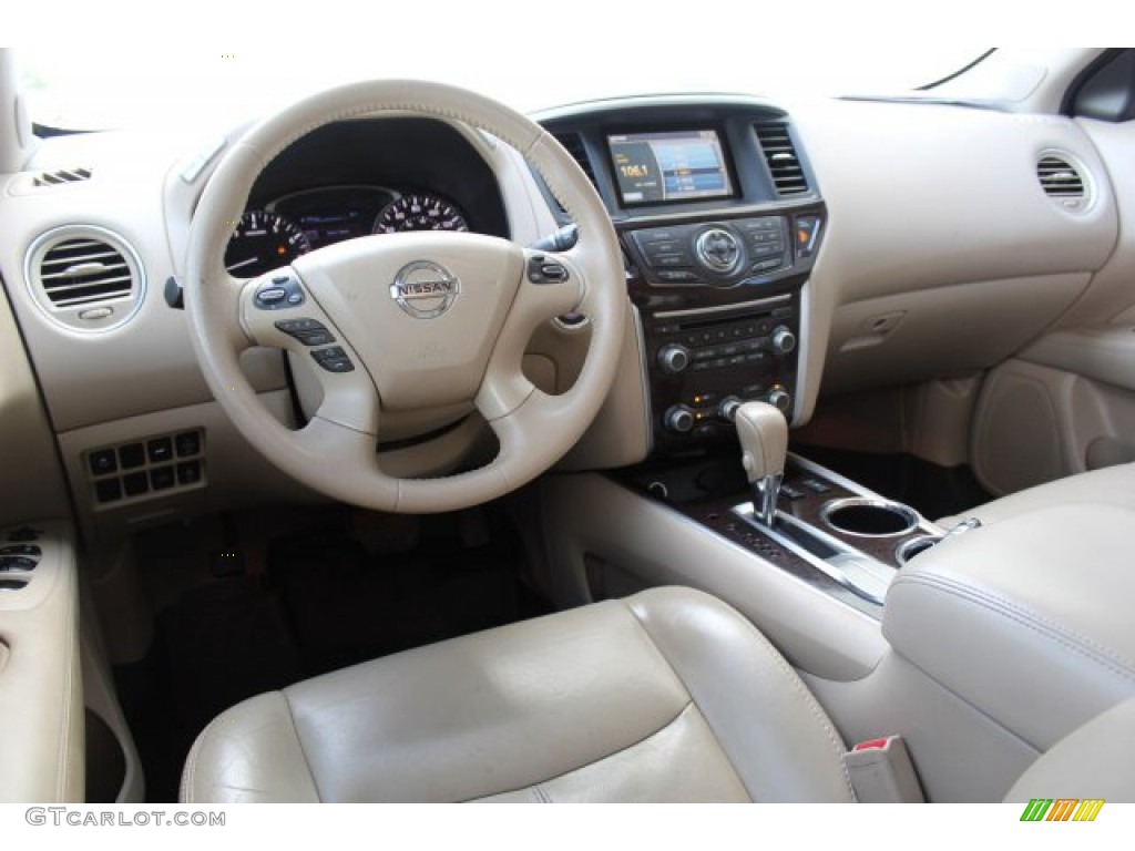 2014 Pathfinder SL - Arctic Blue Metallic / Almond photo #23