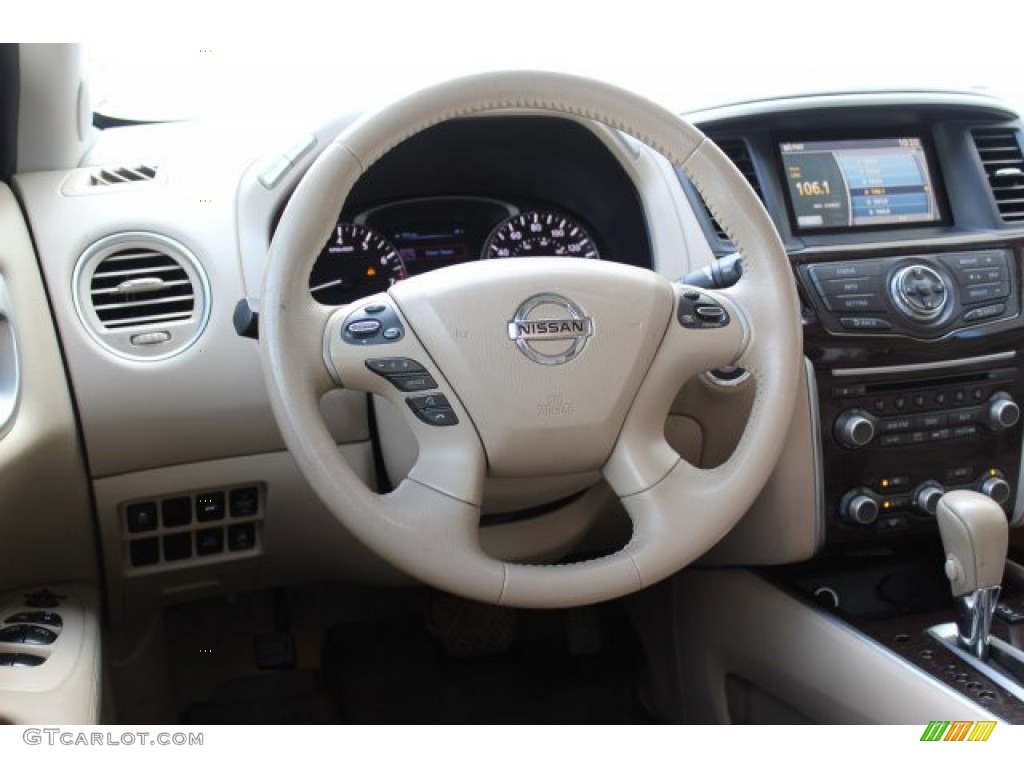 2014 Pathfinder SL - Arctic Blue Metallic / Almond photo #24