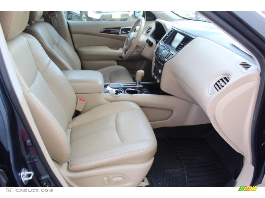 2014 Pathfinder SL - Arctic Blue Metallic / Almond photo #30