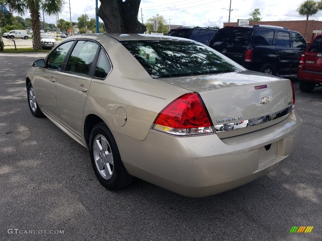 2010 Impala LT - Gold Mist Metallic / Ebony photo #5