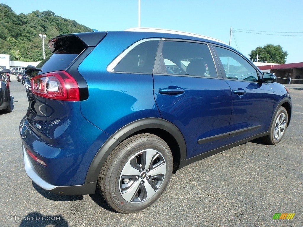 2019 Niro LX Hybrid - Deep Cerulean Blue / Black photo #2