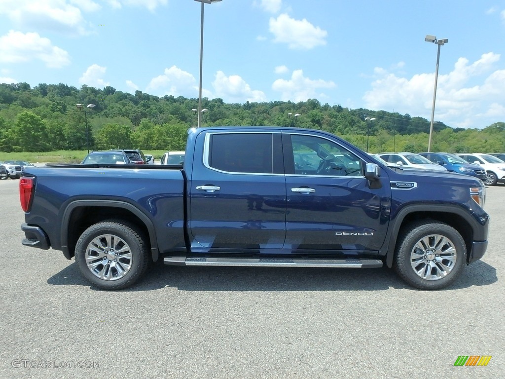 Pacific Blue Metallic 2019 GMC Sierra 1500 Denali Crew Cab 4WD Exterior Photo #134570074