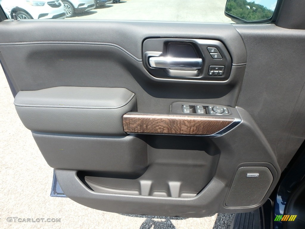 2019 GMC Sierra 1500 Denali Crew Cab 4WD Jet Black Door Panel Photo #134570389