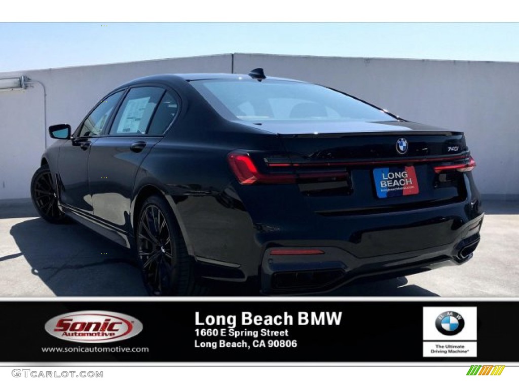 2020 7 Series 740i Sedan - Black Sapphire Metallic / Mocha photo #2