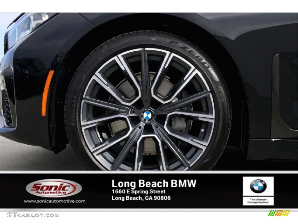 2020 7 Series 740i Sedan - Black Sapphire Metallic / Black photo #9