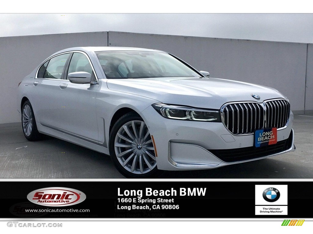 2020 7 Series 740i Sedan - Mineral White Metallic / Canberra Beige photo #1