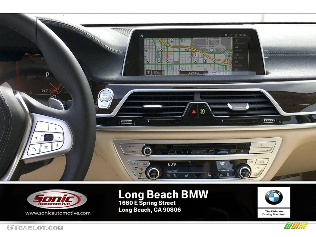 2020 7 Series 740i Sedan - Mineral White Metallic / Canberra Beige photo #5