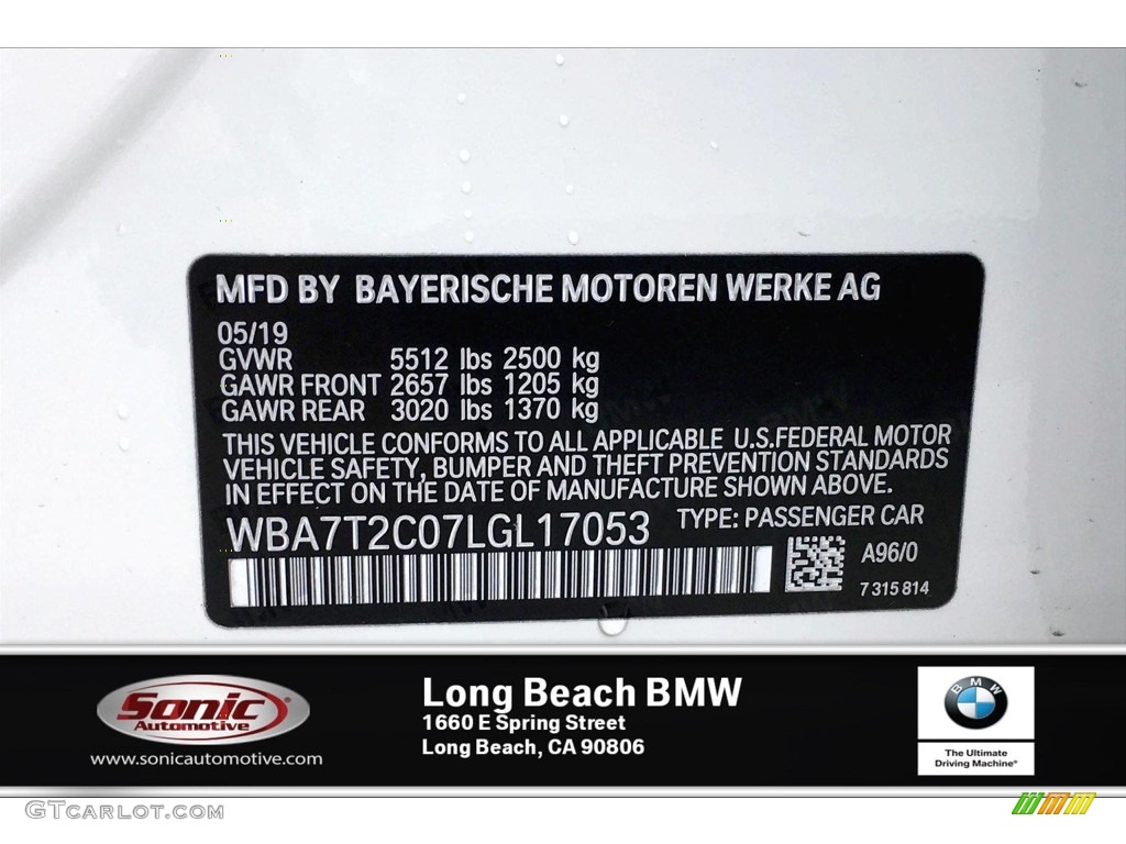 2020 7 Series 740i Sedan - Mineral White Metallic / Canberra Beige photo #11