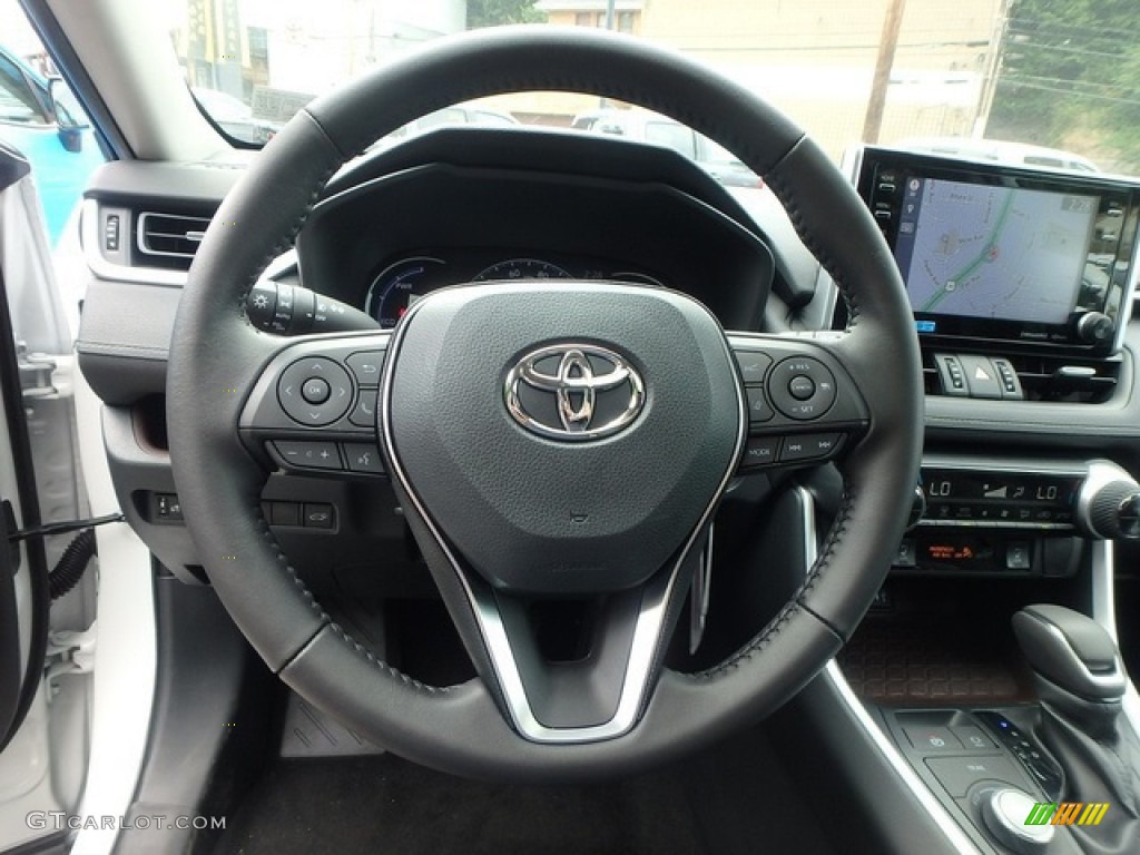 2019 RAV4 Limited AWD Hybrid - Blizzard White Pearl / Black photo #13
